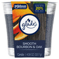GLADE CANDLE/SMOOTH BOURBON & OAK-4.08oz (SKU #13597)