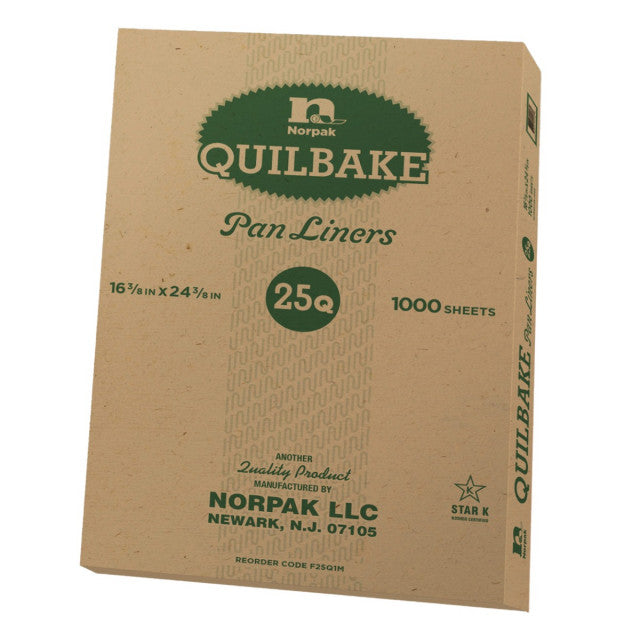F25Q1M PAN LINER PARCHMENT 25LB QUILON 1000CT (SKU #70316)