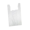 1/10 WHITE SHOPPING BAG (1500CT) (SKU #70139)
