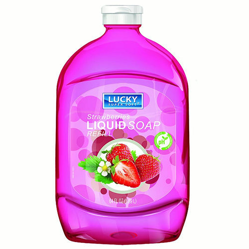 LUCKY HAND SOAP REFIL-STRAWBERRY 64OZ (SKU #10013)