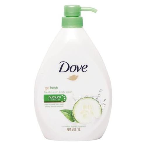DOVE BODY WASH - 1L/FRESH TOUCH (SKU 10858) - Fraterra Home powered by KB Logistics & Distribution LLC