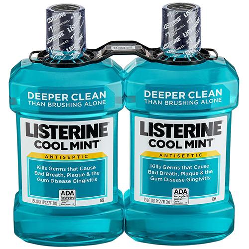 LISTERINE ANTISEPTIC 2PK 1.5L COOL MINT (SKU #11244)