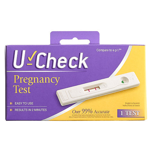 PREGNANCY TEST #U-CHECK or CHOICE. (SKU #11520)