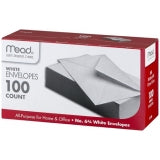 MEAD WHITE ENVELOPES-100CT/75100