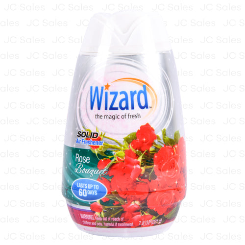 WIZARD SOLID AJUSTABLE AIR FRESHENER 7.8oz/ROSE. (SKU #80432)