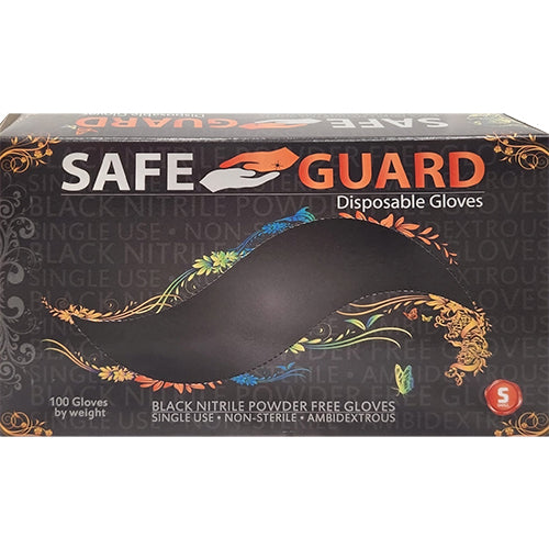 100CT BLACK NITRILE GLOVE SMALL (SKU #11815)