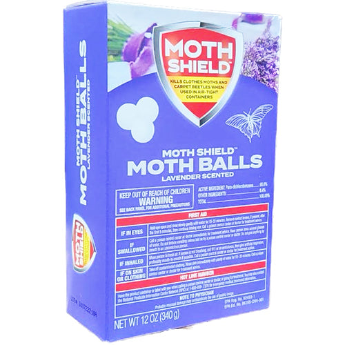 MOTHSHIELD MOTH BALL-12oz/LAVENDER (SKU #11901)