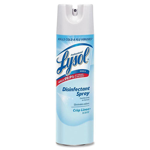 LYSOL DISINFECTANT SPRAY-19oz/CRISP LINEN (SKU #12008)