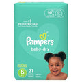 PAMPERS BABY DRY DIAPERS SIZE6 21CT (SKU 12011) - Fraterra Home powered by KB Logistics & Distribution LLC