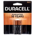 BATTERIES/AA-2PACK #DURACELL COPPERTOP