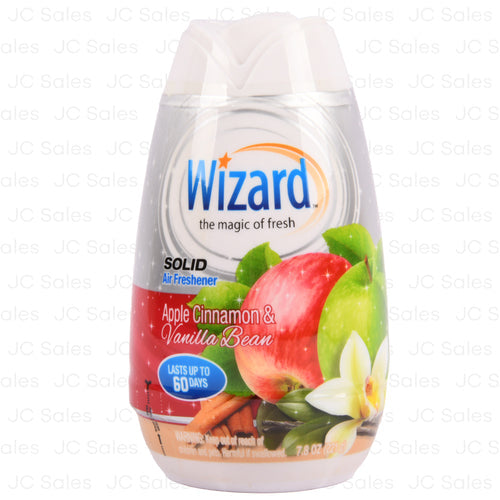 WIZARD SOLID AJUSTABLE AIR FRESHENER 7.8oz/APPLE CNA & VANILLA BEAN (SKU #80429)