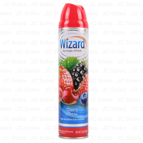 WIZARD 10oz AIR FRESHENER SPRAY-CHERRY BERRY (SKU #63017)