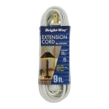EXTENSION CORD-WHITE 9FT #EE9W
