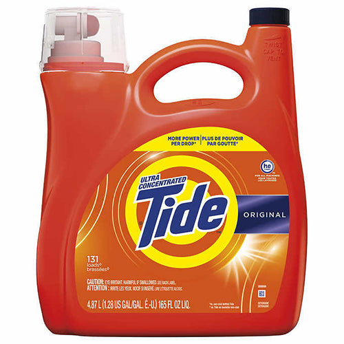 TIDE LIQ DETERGENT 165-163oz ORIGINAL HE (SKU #12808)