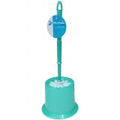 NUVALU #52158 PLASTIC TOILET BRUSH SET ASST.COLOR