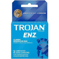 TROJAN 3CT CONDOMS-ENZ BLUE (SKU #13448)