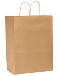 13x7x17 KRAFT PAPER HANDLE BAG (250ct) LBHP (SKU #70076)