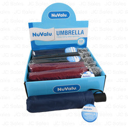 NUVALU #08342 UMBRELLA AUTO 24 IN. ASST.COLOR (SKU #10227)