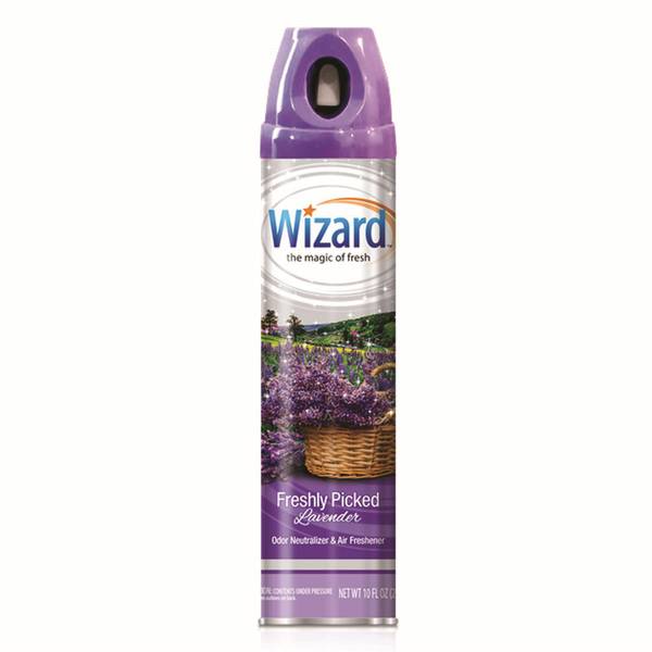 WIZARD 10oz AIR FRESHENER SPRAY-LAVENDER. (SKU #80411)