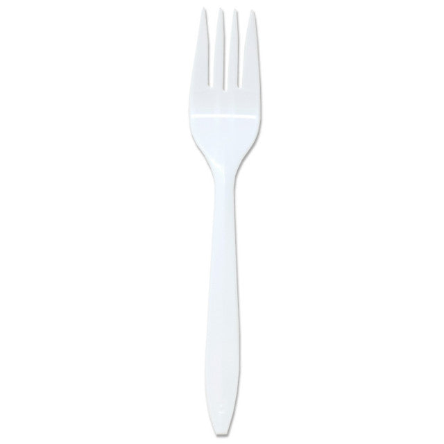 DART *F6BW* WHITE FORK (1000ct) (SKU #60434)