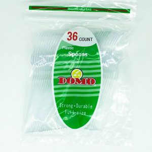DOMO CLEAR HEAVY DUTY 36CT SPOON (SKU #60626)