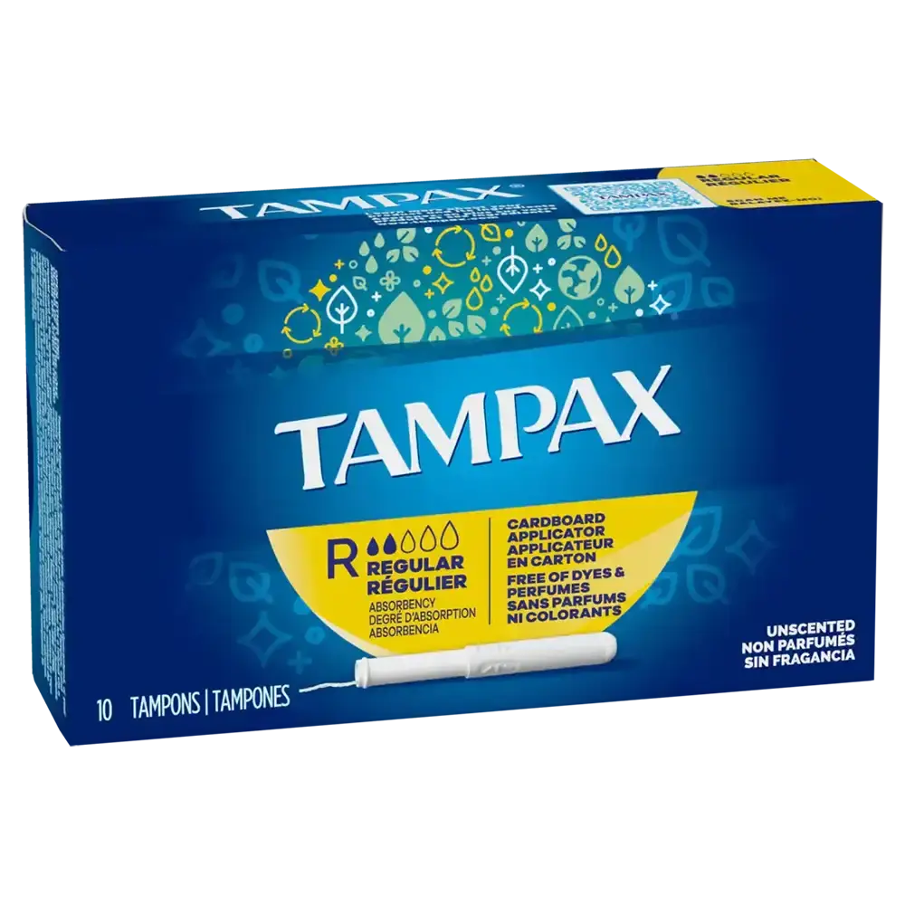 TAMPAX TAMPONS-REGULAR 10CT(SKU #13385)