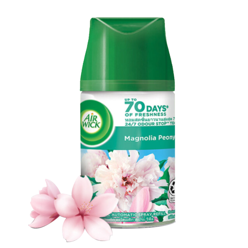 AIR WICK  FRESHMATIC REFILL 250ml-MAGNOLIA PEONY  (BOX) (SKU #64102)