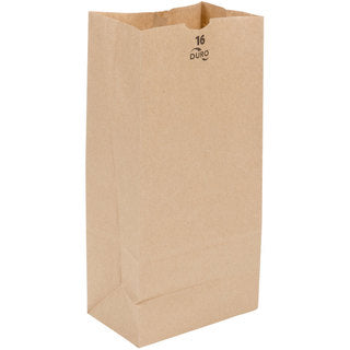 16LB KRAFT DURO PAPER BAG 500CT (SKU #60438)