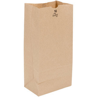 16LB KRAFT DURO PAPER BAG 500CT (SKU #60438)