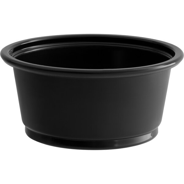 #P200BLK DART 2OZ BLACK PORTION CUP (2500CT) (SKU #60446)