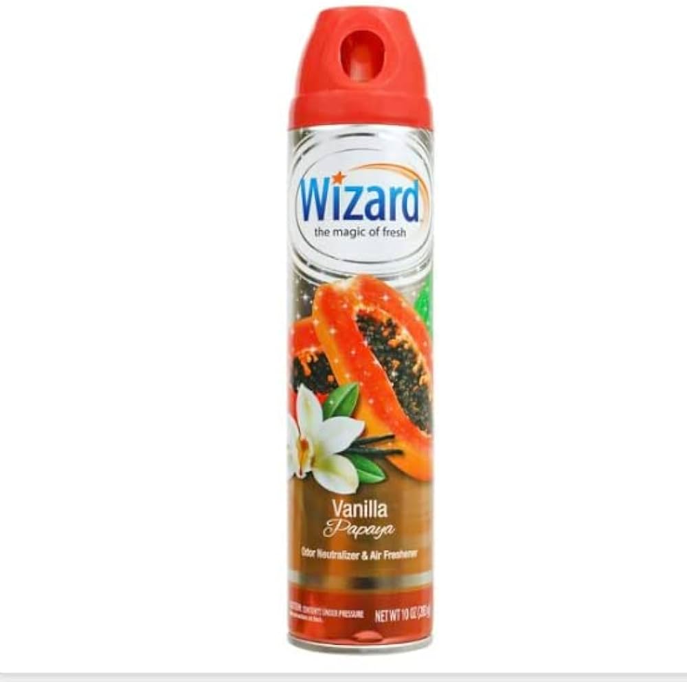 WIZARD 10oz AIR FRESHENER SPRAY-APPLE CIN.VAN BEAN (SKU #80418)