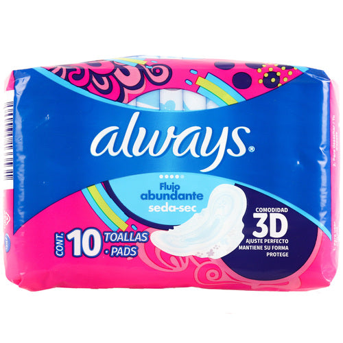 ALWAYS 10CT NORMAL ACTIVE W/WINGS (SKU #13499)
