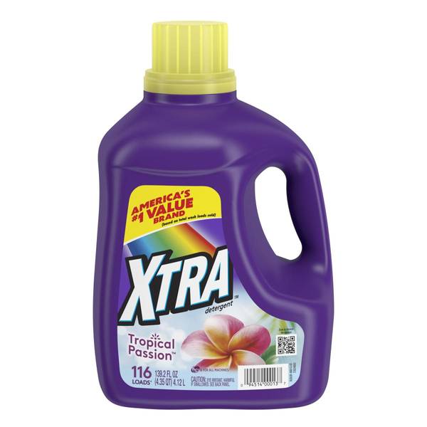 XTRA LIQ.DETERGENT 139.2oz - TROPICAL PASSION (SKU #13747)