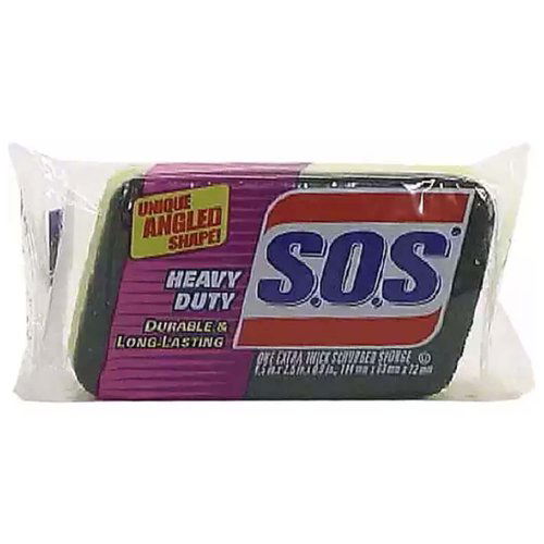 SOS/1CT SCRUBBER SPONGE HEAVY DUTY (SKU #14028)