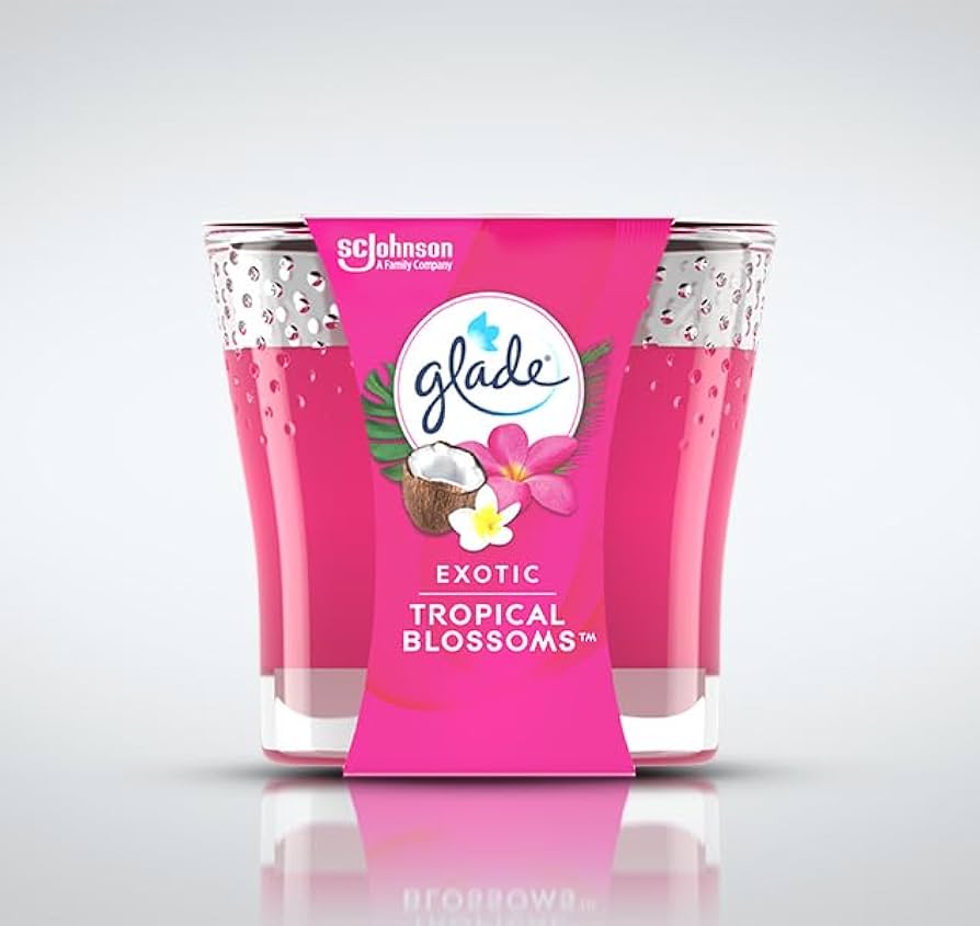 GLADE CANDLE-TROPICAL BLOSSOM 4.08oz(SKU #15600)