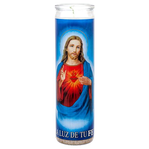 VELADORA MEX CANDLE SAGRADO CORAZON DE JESUS(SKU #13775)
