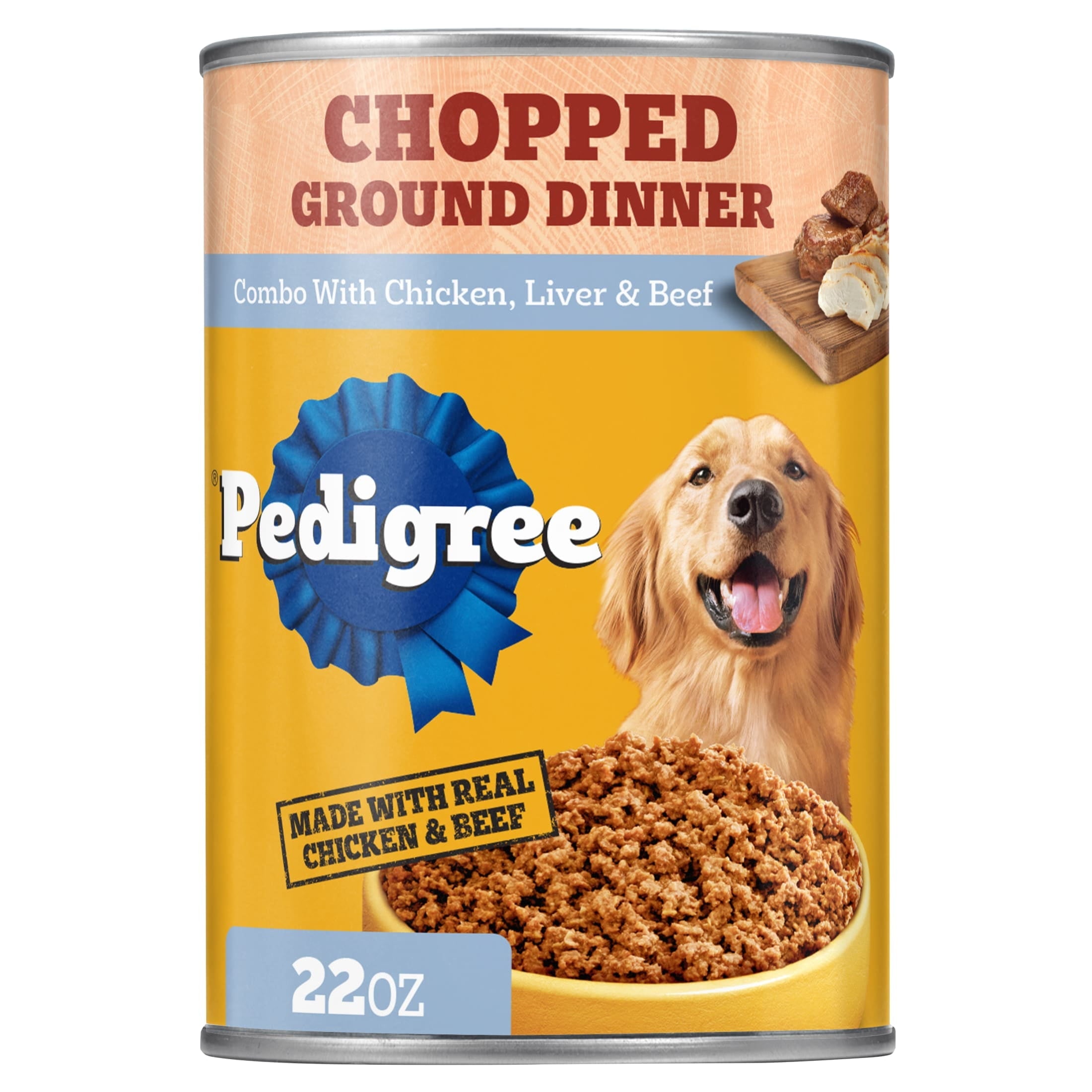 PEDIGREE 22Z DOG-CHOPPED COMBO CHK/BEF/LIVER  (SKU #10148)