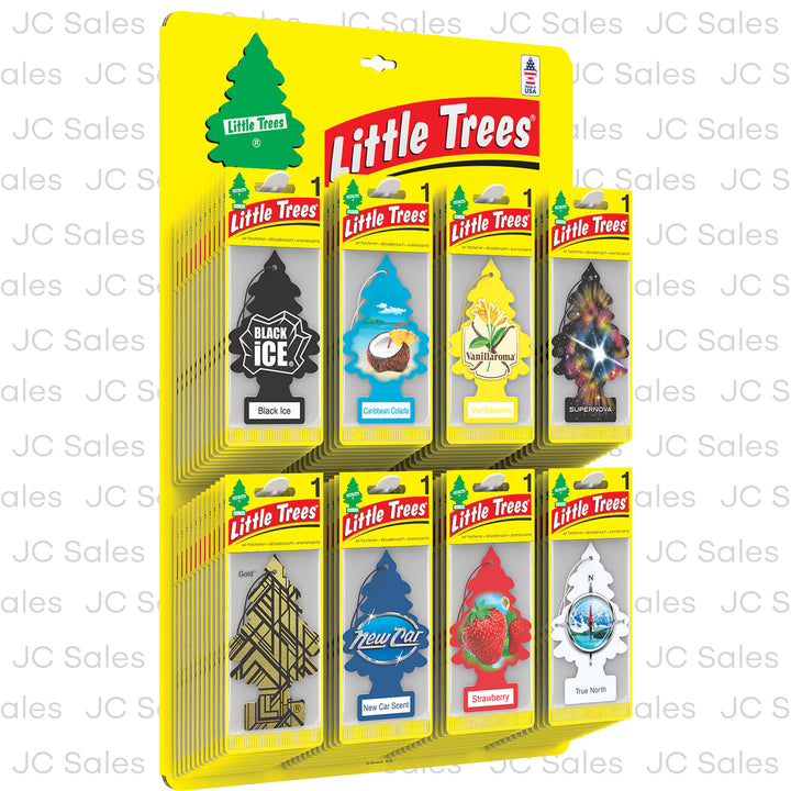 LITTLE TREE CAR FRESHENER-96CT 8 ASST. (SKU #13050)