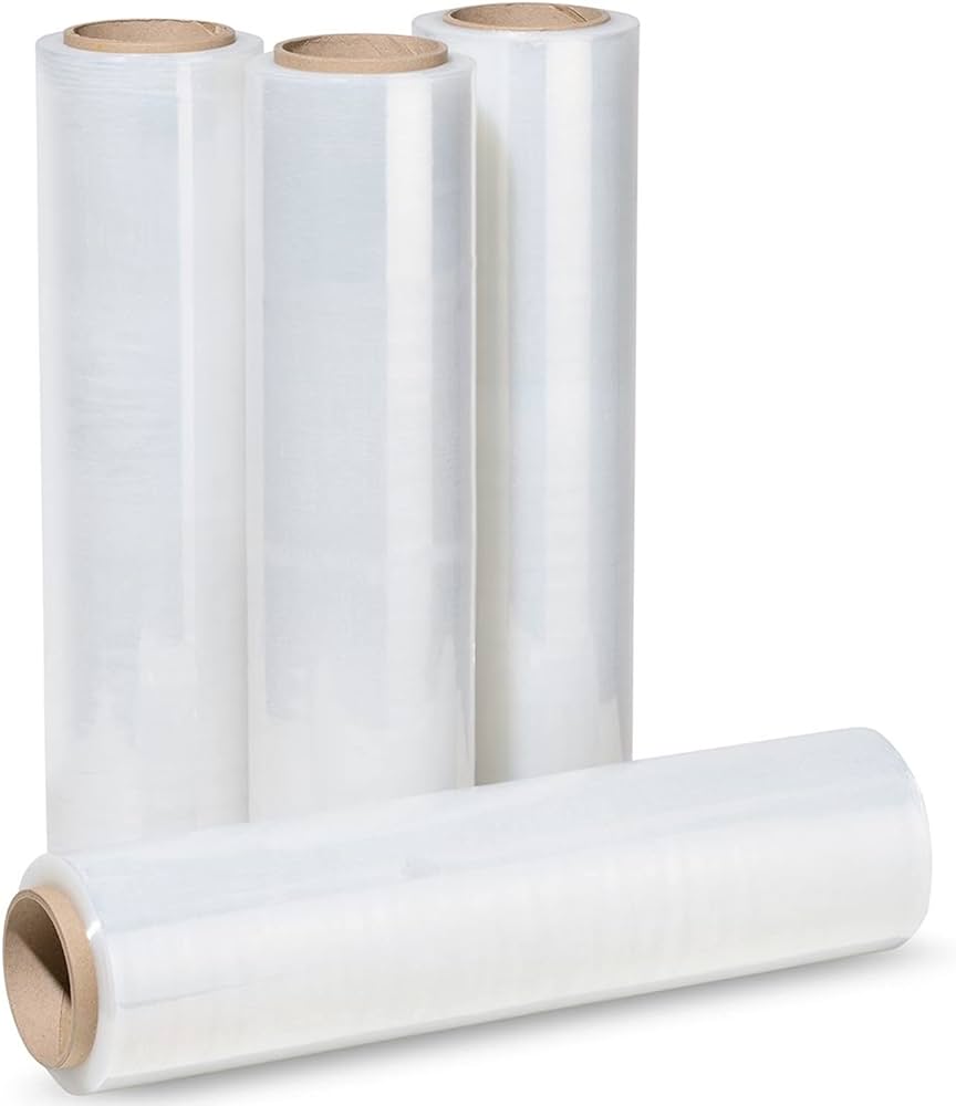 ZY 18" PLASTIC PALLET WRAP 80G (4ROLL) (SKU #10160)