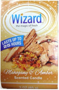 WIZARD SCENTED CANDLE 3oz-MAHOGANY & AMBER (SKU #61121)