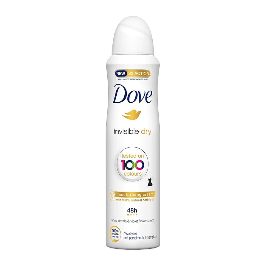 DOVE DEOD.SPRAY-INVISIBLE DRY 150ml (SKU #10453)