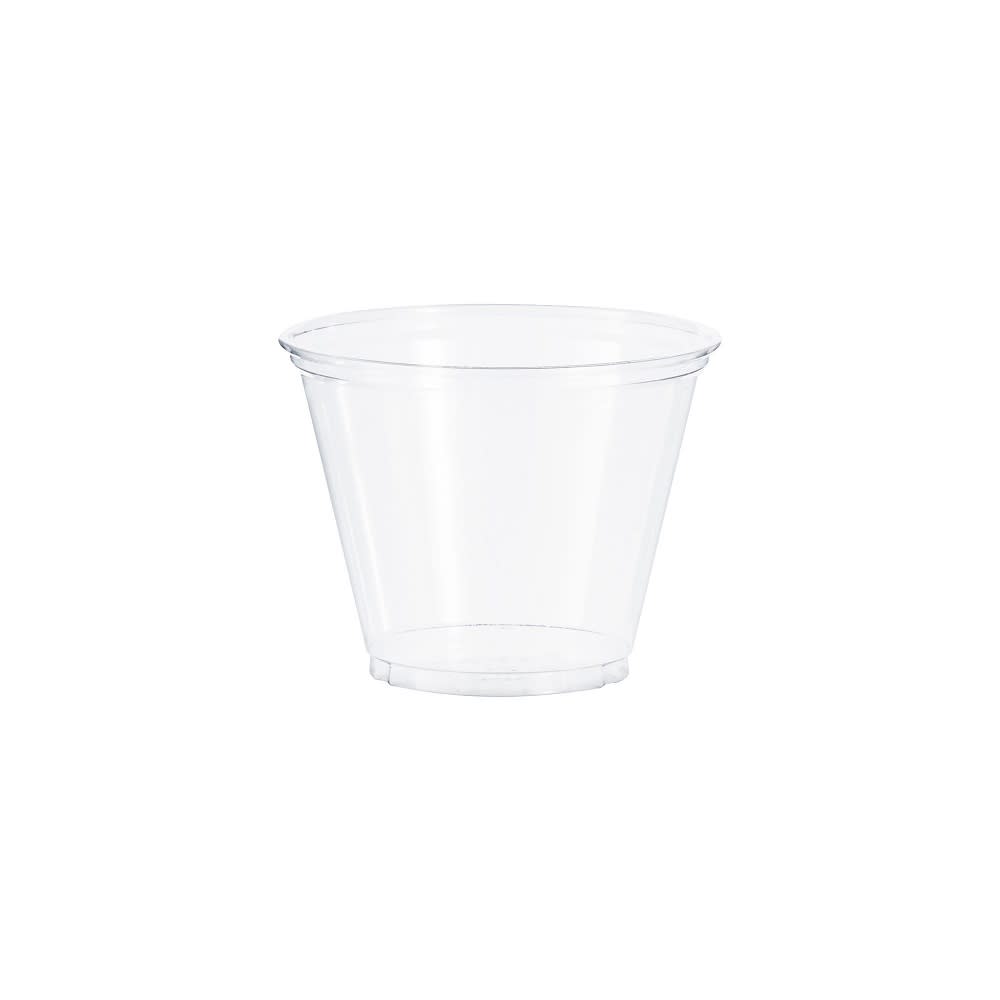 TP9R SOLO 9OZ SQUAT PET CUP ULTRA CLEAR (1000CT) (SKU #70482)