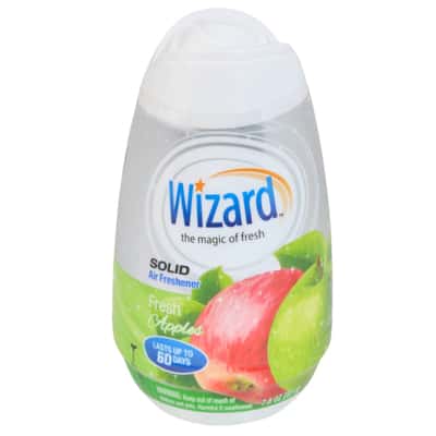 WIZARD SOLID AJUSTABLE AIR FRESHENER 7.8oz/FRESH APPLE. (SKU #80424)