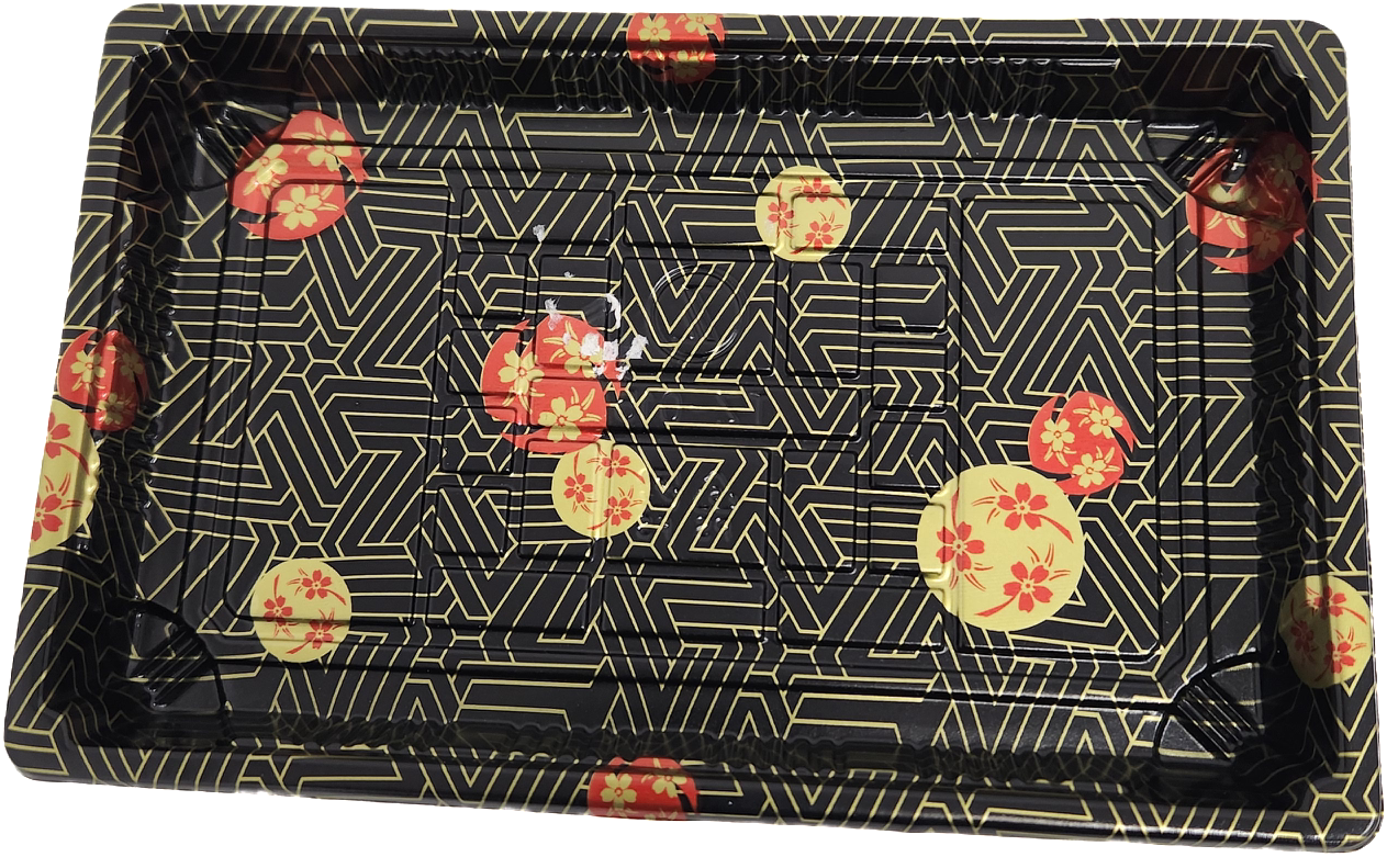 TZ-015 (BASE) SAKURA DESIGN SUSHI TRAY (1000 PCS) (SKU #60126)