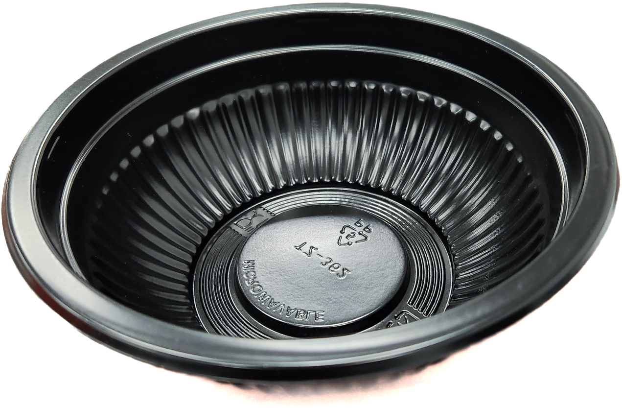 TZ-362 (BASE) 24OZ BLACK MICROWAVABLE (260 PCS) (SKU #60222)