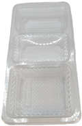 DS-401 3 COMPARTMENT CLEAR CONTAINER SET 600CT (SKU #60310)