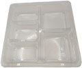 DS-406 5 COMPARTMENT CLEAR CONTAINER BASE 400CT (SKU #60311)