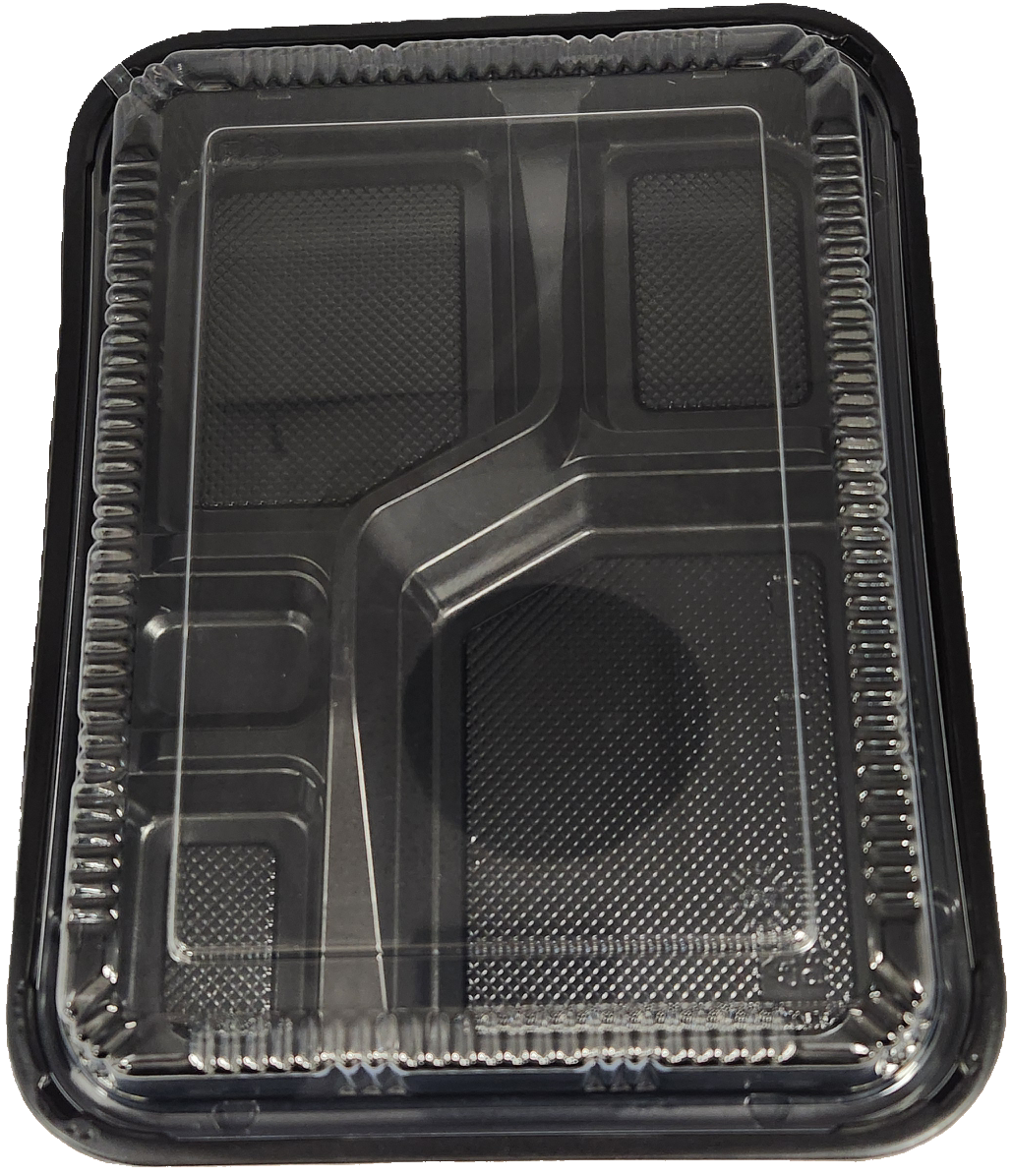 TZ-306-02 BLACK BENTO BOX COMBO 200CT (SKU #60354)