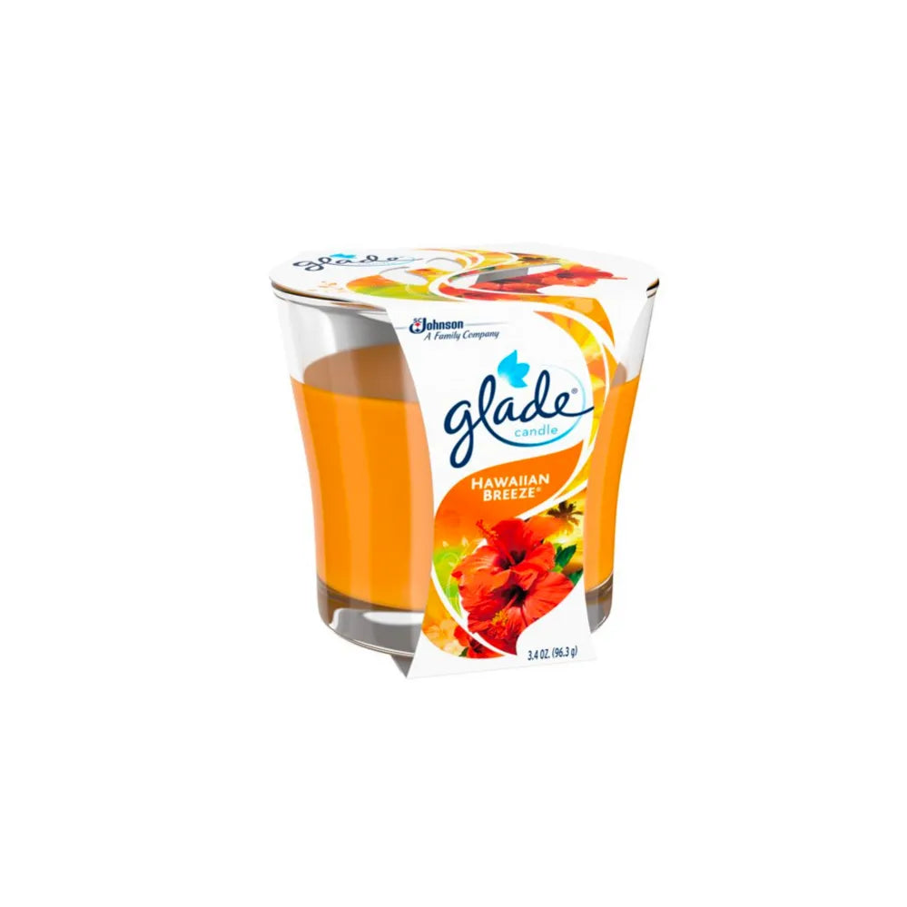 GLADE CANDLE -HAWAIIAN BREEZE 4.08oz (SKU #13594)