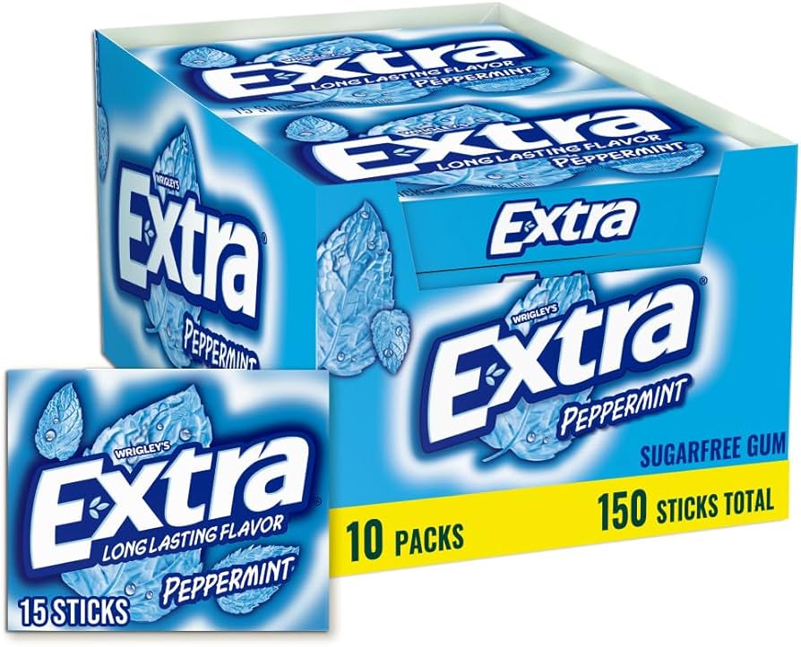 WRIGLEY EXTRA 15 STICK PEPPERMINT (SKU #10163)